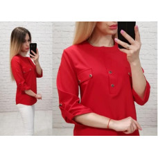 Блуза 829, колір червоний