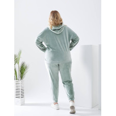 Костюм велюр, арт. А-419, м'ятного кольору