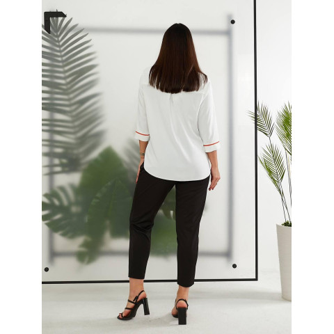 Блуза з накатом, арт. 491, помаранчевий