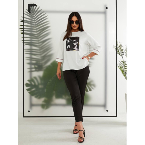 Блуза з накатом, арт. 491, фреза