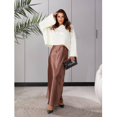 Шовкова спідниця, арт.904, шоколад