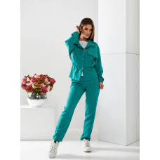 Костюм трійка, арт. 457, колір бірюза
