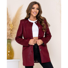 Піджак на підкладці на застібках, арт.2002, бордо
