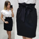 Спідниця з поясом, арт.174, колір чорний