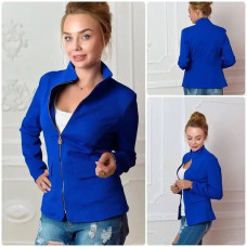 Жакет на блискавці, арт.21, електрик