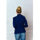 Жакет на блискавці, арт.21, темно синій