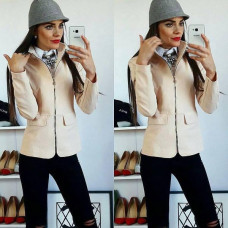 Жакет на блискавці, арт.21, беж