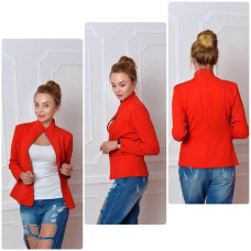 Жакет на блискавці, арт.21, червоний