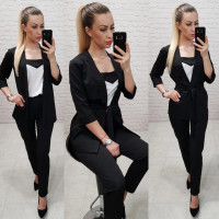 Костюм трійка, арт.165, колір чорний