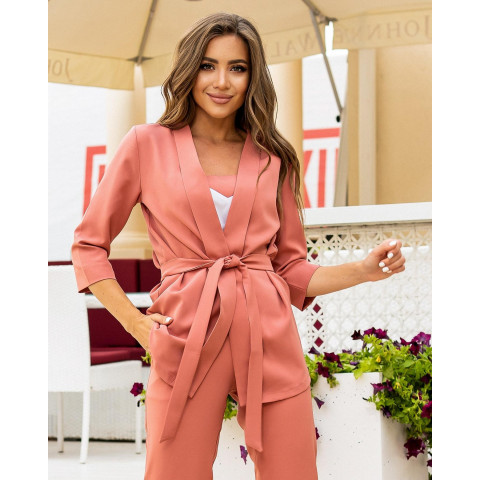 Костюм трійка, арт.165, колір теракот