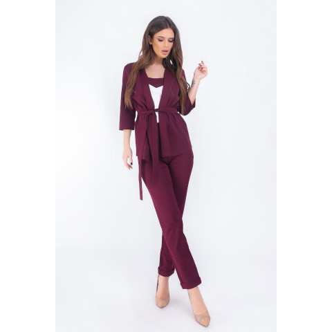Костюм трійка, арт.165, колір вишня