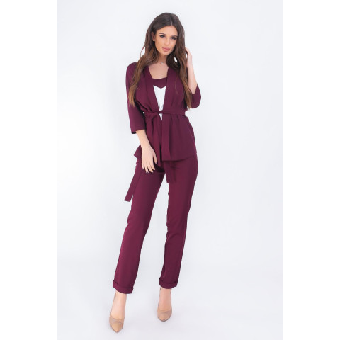 Костюм трійка, арт.165, колір вишня