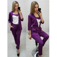 Костюм трійка, арт.165, колір фіолет