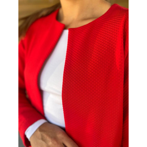 Жакет - кардиган, арт.24, червоний