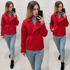 Пальто коротке, арт.826, червоний