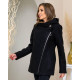 Полупальто, арт.156, чорний