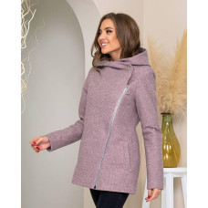 Полупальто, арт.156, пудра сіра