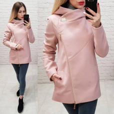 Полупальто, арт.156, пудра рожева