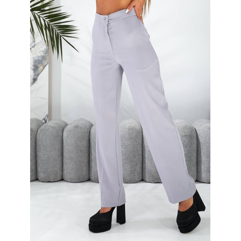 Прямі класичні брюки, арт.890, сірий