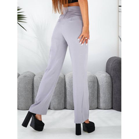 Прямі класичні брюки, арт.890, сірий