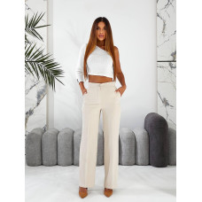 Прямі класичні брюки, арт.890, беж