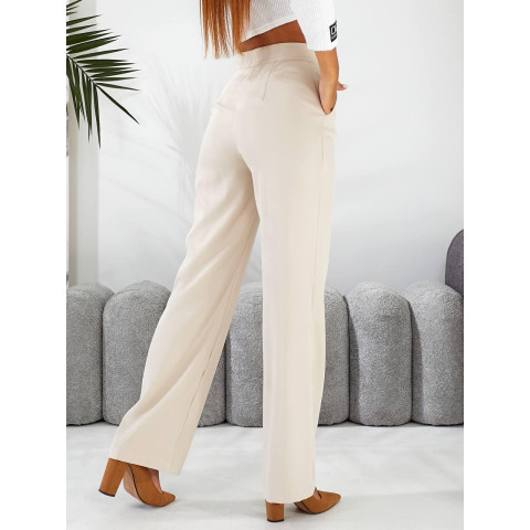 Прямі класичні брюки, арт.890, беж