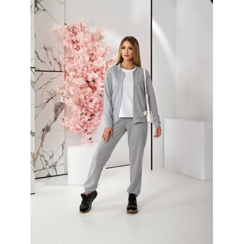 Костюм трійка, арт.471, сірий