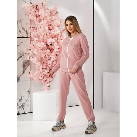 Костюм трійка, арт.471, пудра