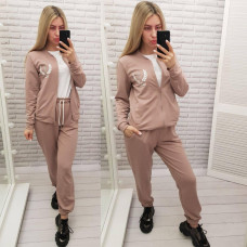 Костюм трійка, арт.471, кава