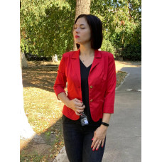 Жакет класичний, арт. 02, червоний