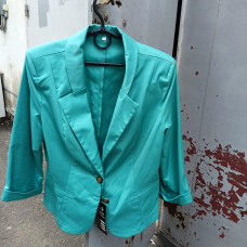 Жакет класичний, арт. 02, бірюза блакитна