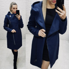 Пальто арт.136, яскравий синій