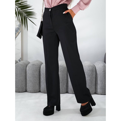 Прямі класичні брюки, арт.890 чорний