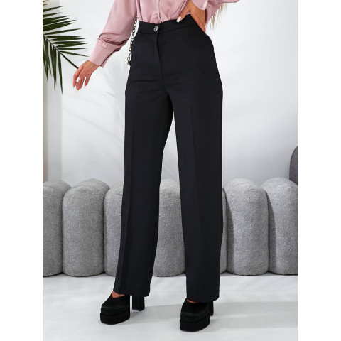 Прямі класичні брюки, арт.890 чорний