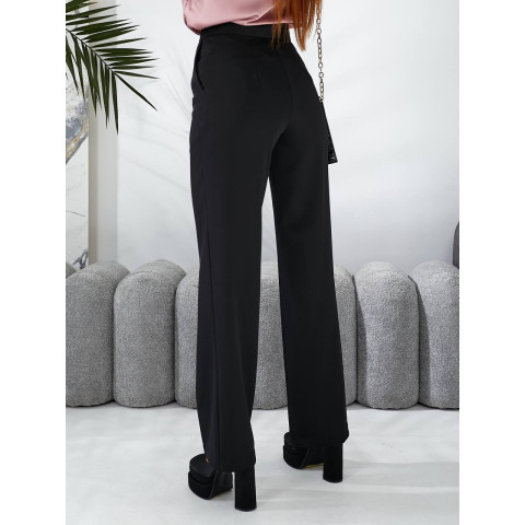 Прямі класичні брюки, арт.890 чорний