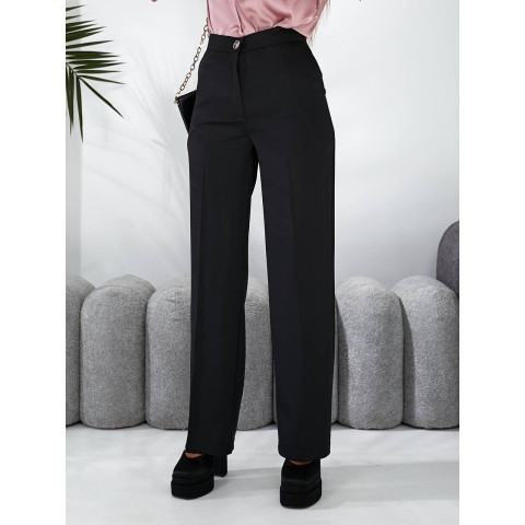 Прямі класичні брюки, арт.890 чорний