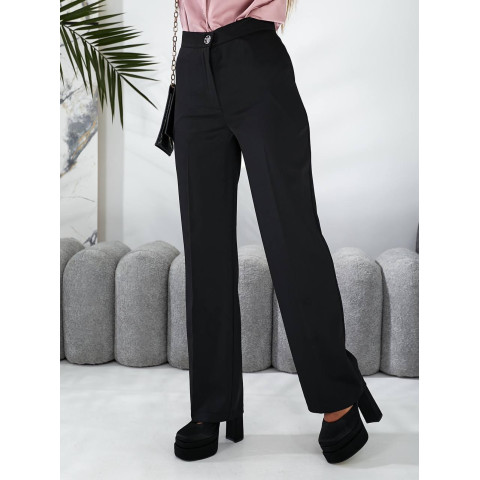 Прямі класичні брюки, арт.890 чорний