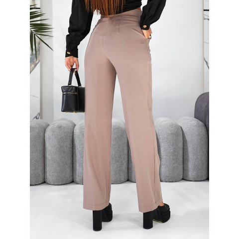 Прямі класичні брюки, арт.890 мокко