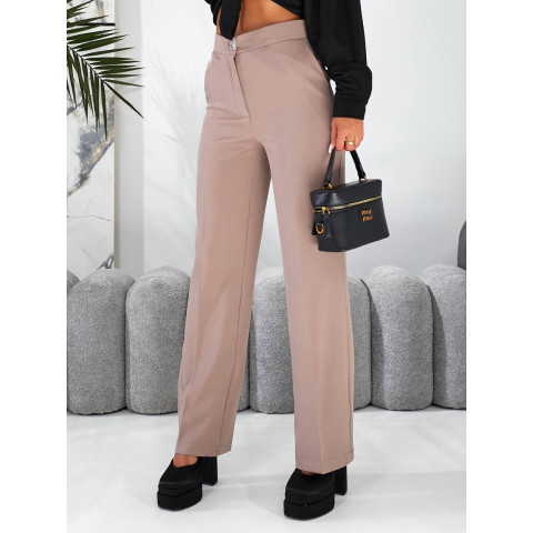 Прямі класичні брюки, арт.890 мокко