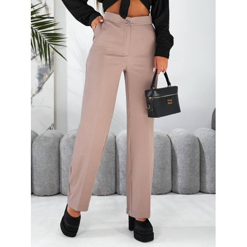 Прямі класичні брюки, арт.890 мокко