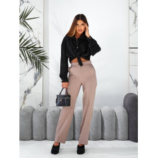 Прямі класичні брюки, арт.890 мокко