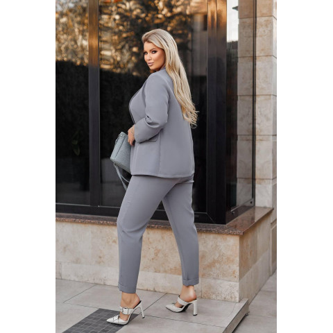 Костюм трійка, арт. 455, сірий