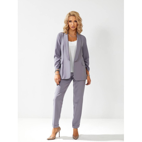 Костюм трійка, арт. 455, сірий