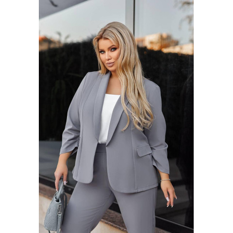 Костюм трійка, арт. 455, сірий