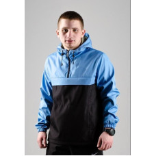 Анорак чёрно- голубой
