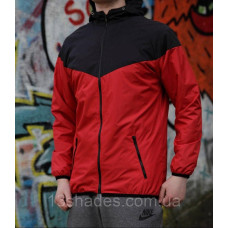 Виндраннер чёрно-красный