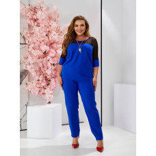 Брючний костюм з біжу, арт. 153, електрик