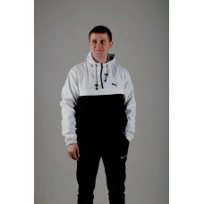 Анорак бело-чёрный Puma