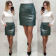 Спідниця з ґудзиками, арт 321, зелений
