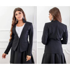 Жакет на ґудзику, арт.119, чорний